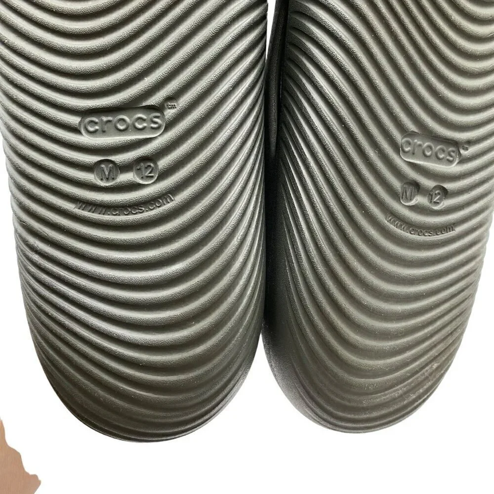 Crocs Mellow Recovery Clog Slip-On Olive Men's Size 12